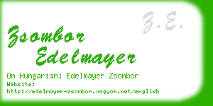 zsombor edelmayer business card